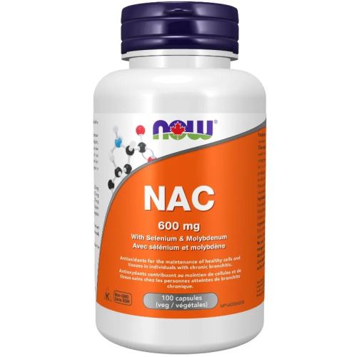 Now Foods NAC 600 mg, 100 Veg Capsules