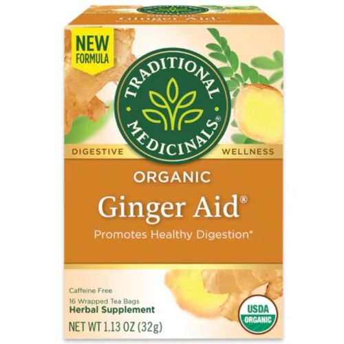 032917007452 Traditional Medicinals Organic Ginger Aid, 16 Tea Bags