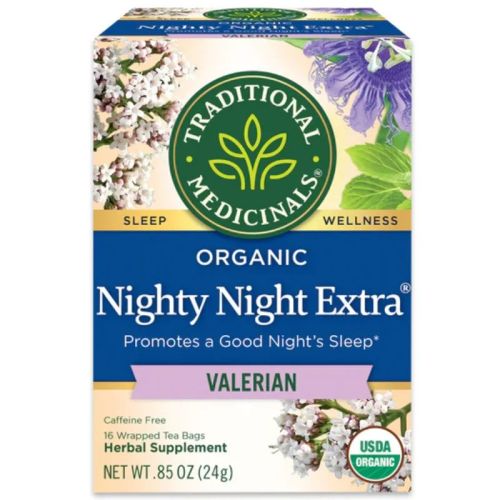 032917007568 Traditional Medicinals Organic Nighty Night Extra, 16 Tea Bags