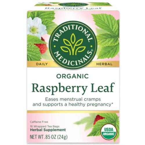 032917007599 Traditional Medicinals Organic Raspberry Leaf Tea, 16 Tea Bags