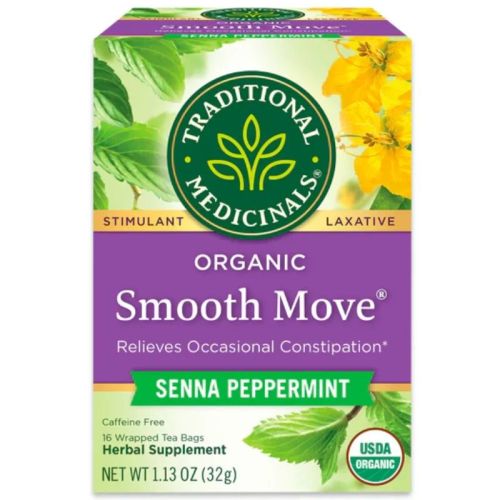 032917007612 Traditional Medicinals Organic Smooth Move Peppermint, 16 Tea Bags