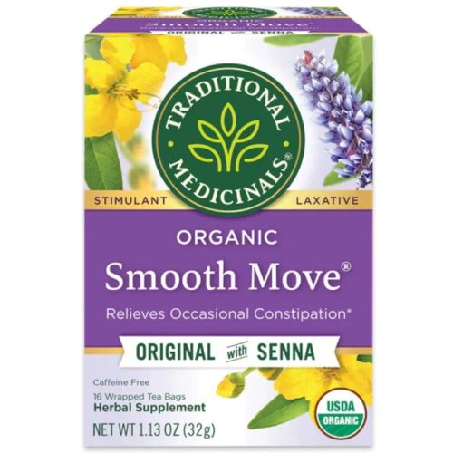 032917007629 Traditional Medicinals Organic Smooth Move Tea, 16 Tea Bags