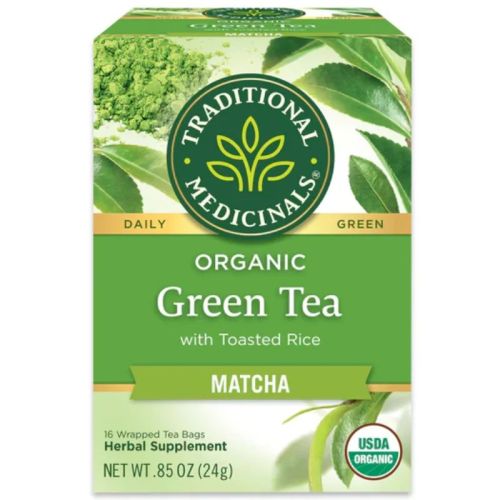 Traditional Medicinals Organic Green Tea Matcha, 16 Tea Bags