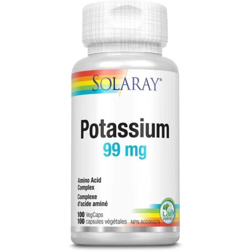 Solaray Potassium 99mg, 100 VegCaps