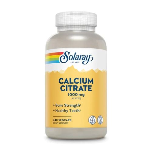 Solaray Calcium Citrate 1000mg, 240 VegCaps