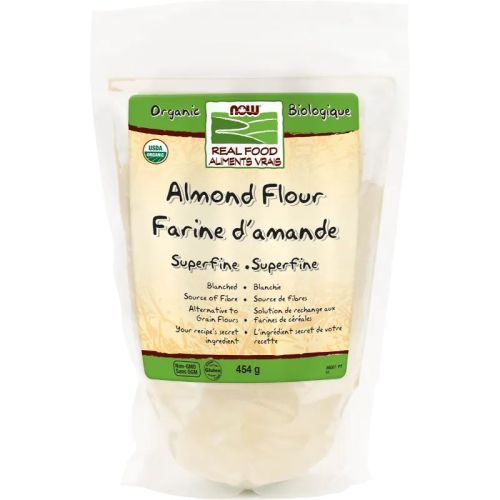 Now Foods Almond Flour, Organic, 454 g