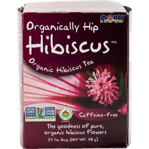 Now Foods Hibiscus Tea, Organic, 24 Bags