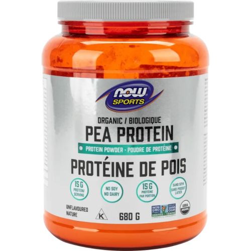 Now Foods Pea Protein Unflavoured, Organic, 680 g