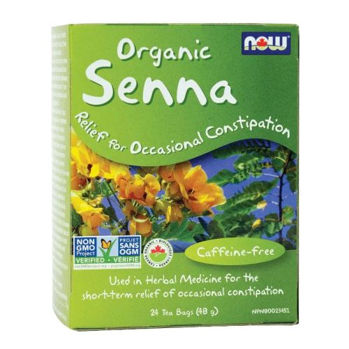 Now Foods Organic Senna Tea Bags, 24 Bags