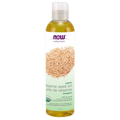 Now Foods Sesame Seed Oil, Organic, 237 mL