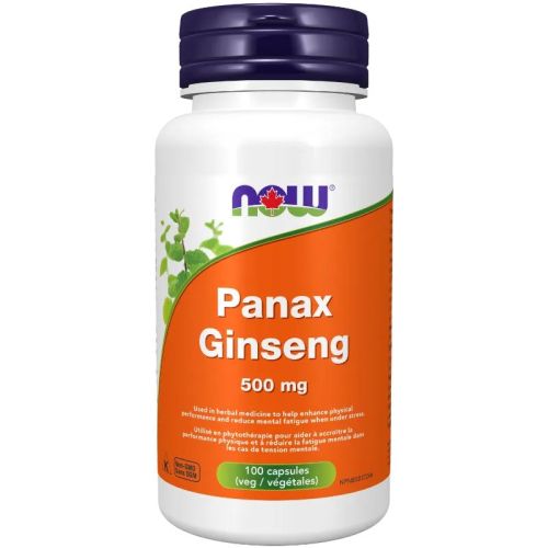 Now Foods Panax Ginseng Extract 500 mg, 100 Capsules