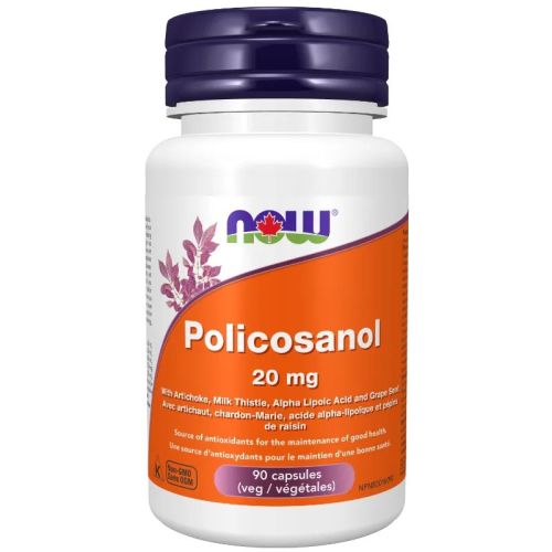 Now Foods Policosanol 20 mg, 90 Veg Capsules