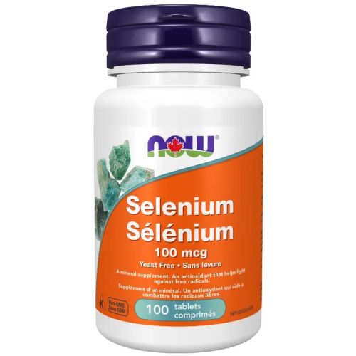 Now Foods Selenium 100 mcg Yeast Free