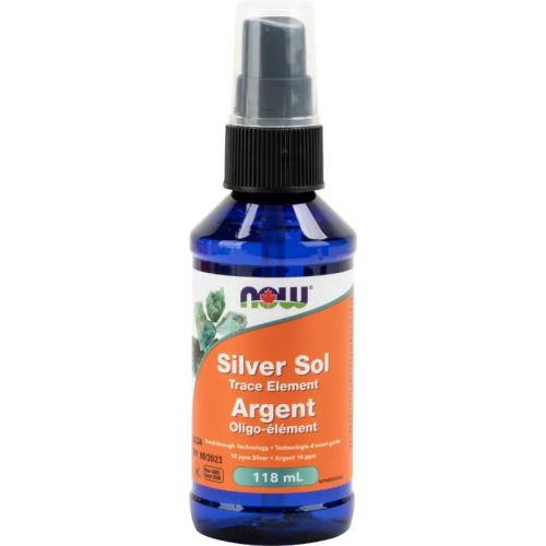 Now Foods Silver Sol Elemental Silver Liquid Spray, 118mL