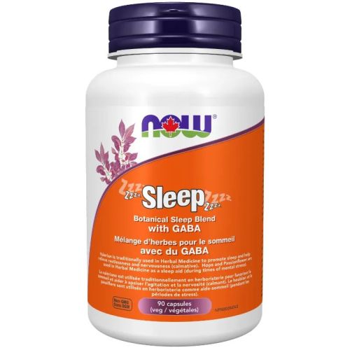 Now Foods Sleep – Botanical Sleep Blend with GABA, 90 Veg Capsules