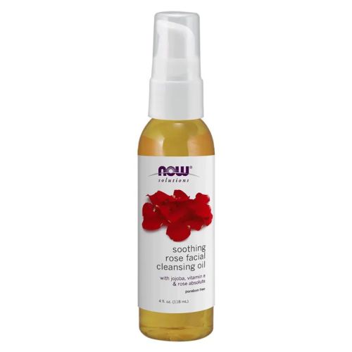 Now Foods Soothing Rose Facial Cleansing Oil, 118 mL