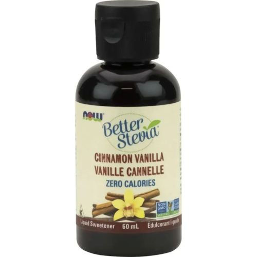 Now Foods BetterStevia® Cinnamon Vanilla Liquid, 60 mL