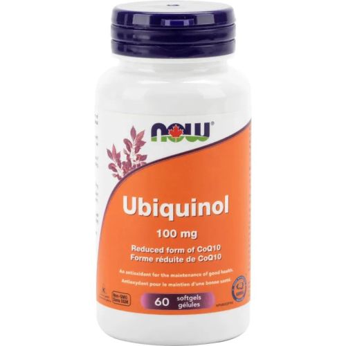 Now Foods Ubiquinol 100 mg, 60 Softgels