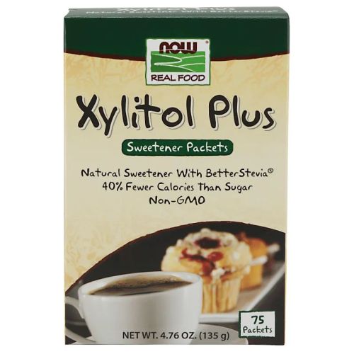Now Foods Xylitol Plus Packets, 75 ct