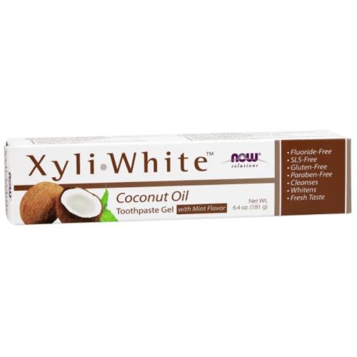 Now Foods XyliWhite™ Coconut Oil Toothpaste Gel, 181 g
