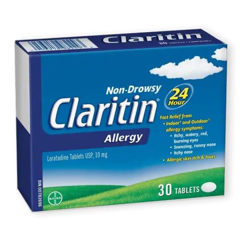 Claritin Non-Drowsy 24 Hour Allergy 10mg, 30's
