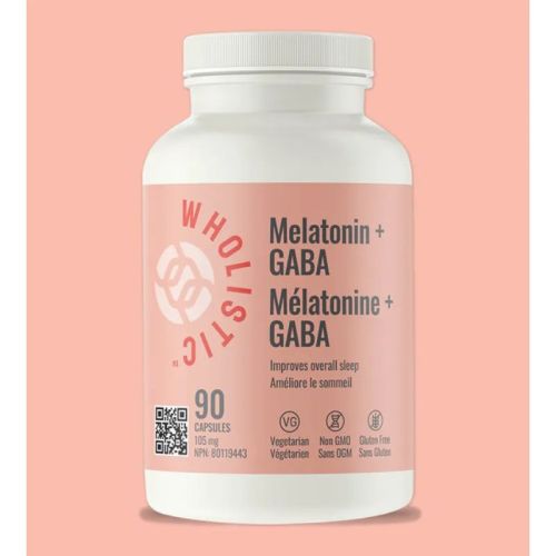 Wholistic Melatonin + Gaba,  90 Capsules