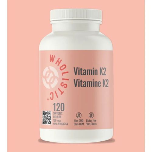 Wholistic Vitamin K2, 120 Softgels