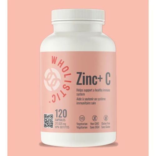 Wholistic Zinc+C, 120 Capsules