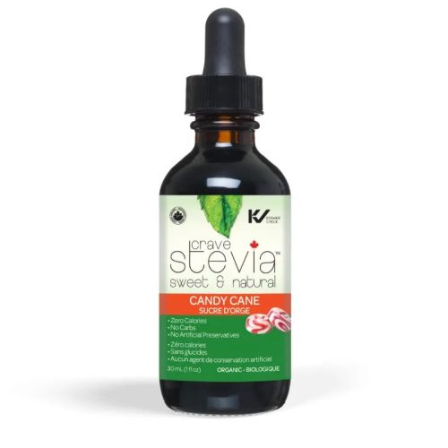 Crave Stevia Candy Cane Liquid Drops, 30 ml