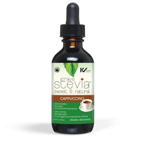 Crave Stevia Cappuccino Liquid Drops, 30 ml