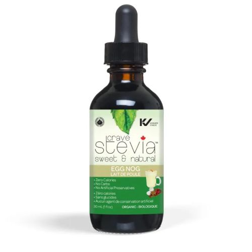 Crave Stevia Eggnog Liquid Drops, 30 ml
