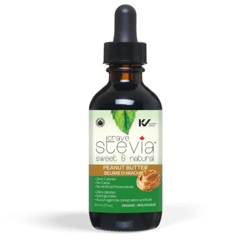 Crave Stevia Peanut Butter Liquid Drops, 30 ml