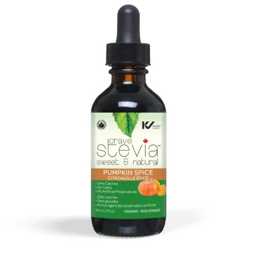 Crave Stevia Pumpkin Spice Liquid Drops, 30 ml
