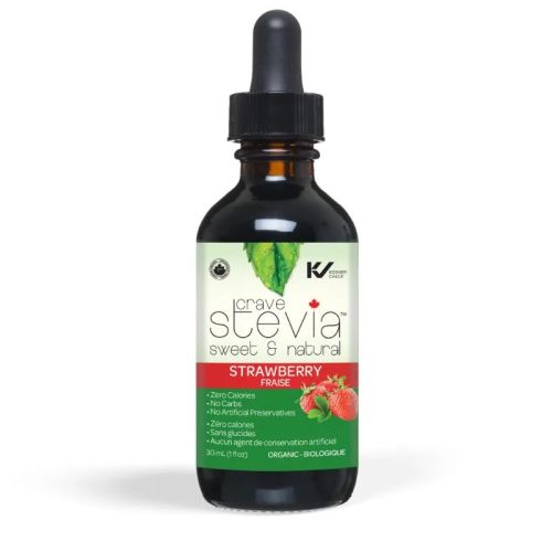 Crave Stevia Strawberry Liquid Drops, 30 ml
