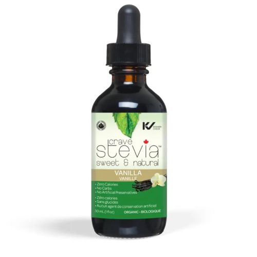 Crave Stevia Vanilla Liquid Drops, 30 ml