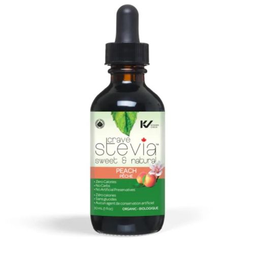 Crave Stevia Peach Liquid Drops, 30 ml
