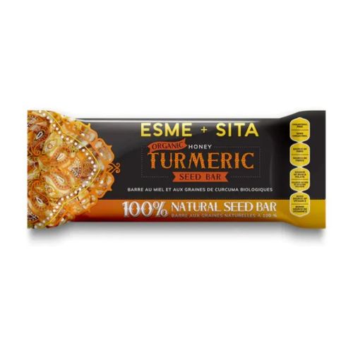 Esme + Sita Organic Honey Turmeric Seed Bars, Box of 12