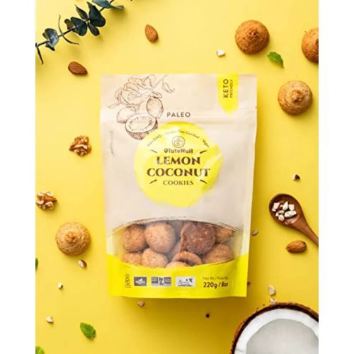 Glutenull Lemon Coconut Keto Cookies, 220g