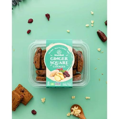Glutenull Ginger Square Cookies, 320g