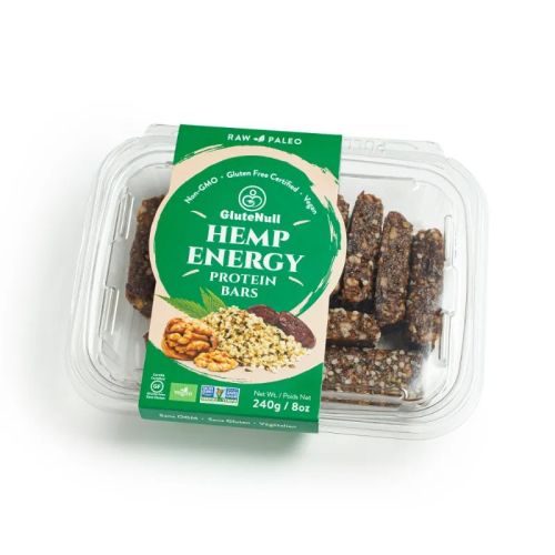 Glutenull Hemp Energy Protein Bars, 240g