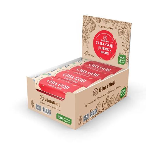 Glutenull Chia Goji Energy Bars – Box of 12
