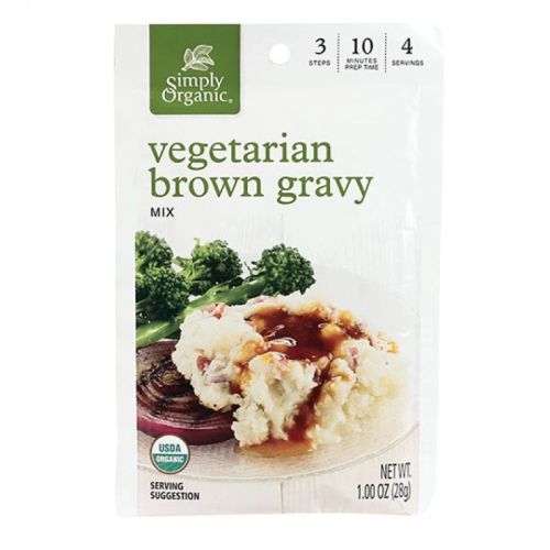 Simply Organic Brown Gravy Mix Vegetarian 28g