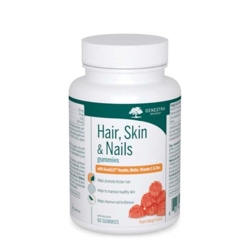 Genestra Hair Skin & Nails, 100 Gummies