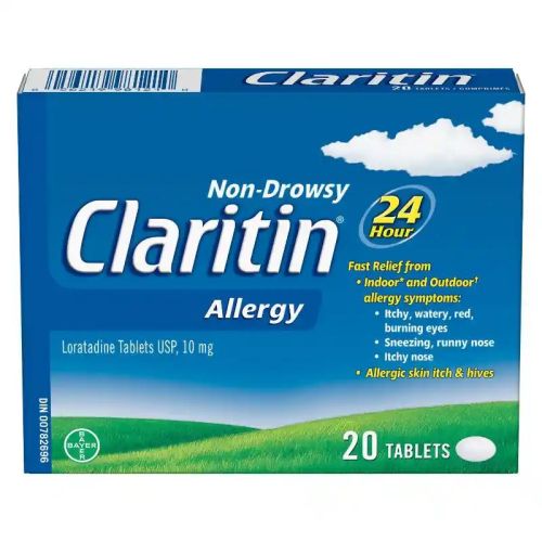 Claritin Non-Drowsy 24 Hour Allergy 10mg, 20's