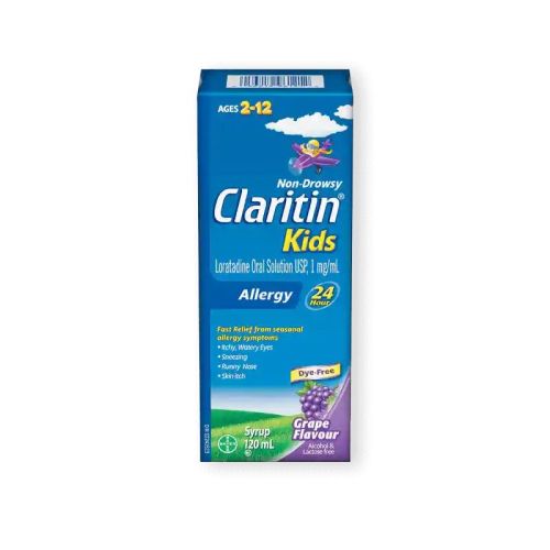 Claritin® Kids Syrup 24HR, 120 ml