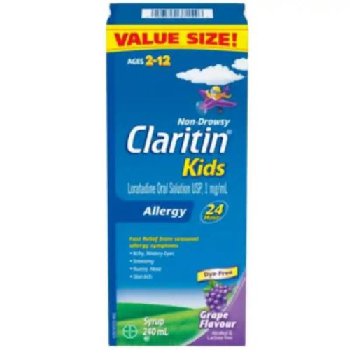 Claritin® Kids Syrup 24HR, 240 ml