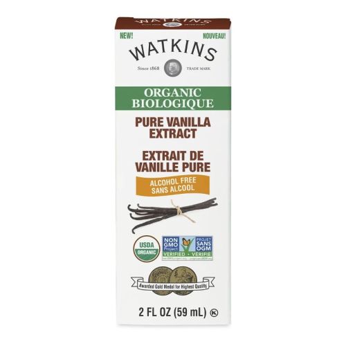 Watkins Organic Pure Vanilla Extract Alcohol Free 59mL