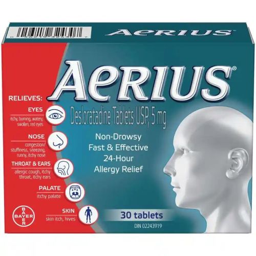 Aerius Allergy 24 hours 5mg, 30s