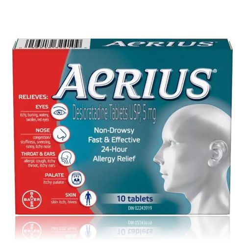 Aerius Allergy 24 hours 5mg, 10s