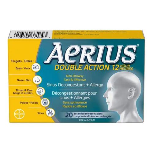AERIUS Double Action 12 Hour, 20's